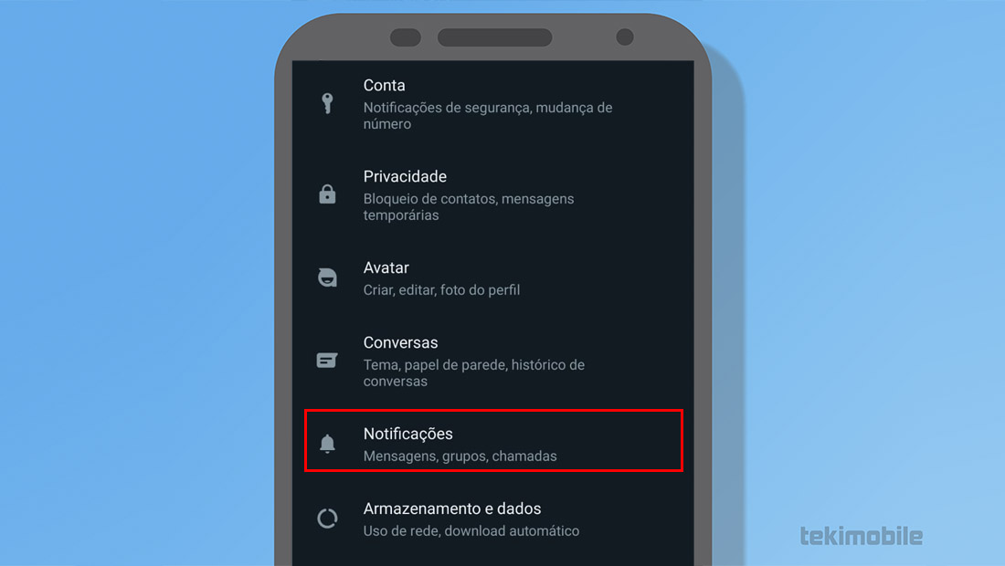 notificações whatsapp