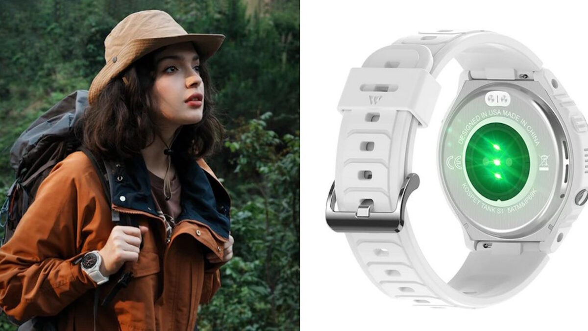 KOSPET TANK S1, Smartwatch com tela de AMOLED por R$ 427 1