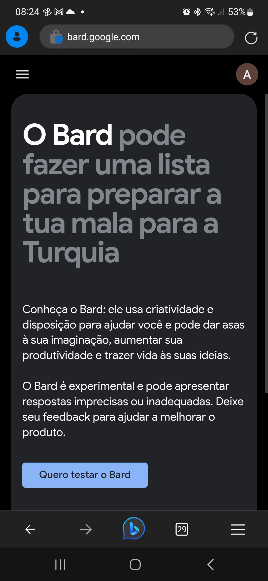 O ChatGPT do Google chegou ao Brasil. Veja como usar o Google Bard 4