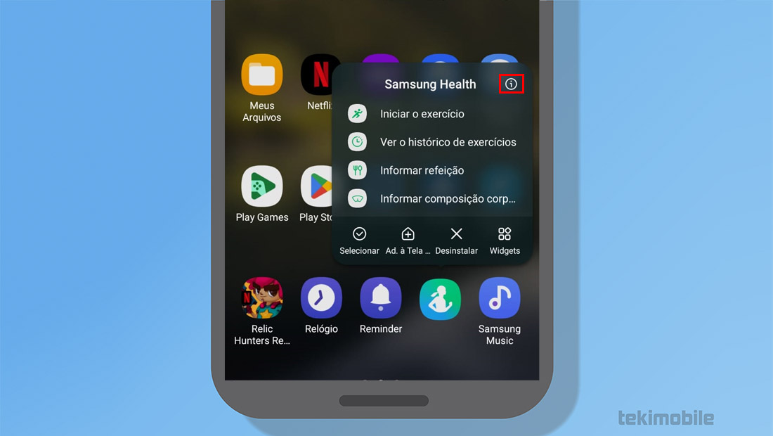 samsung health letra i