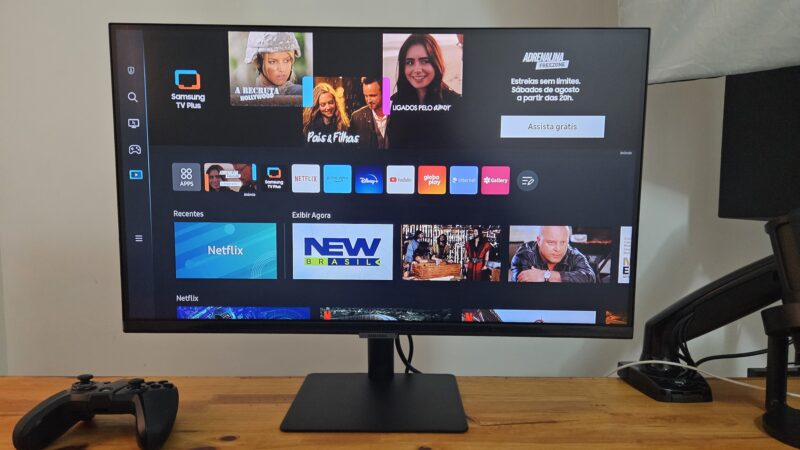 Review Samsung Smart Monitor M5 2023 (27"): é monitor, é Smart TV e é console 3