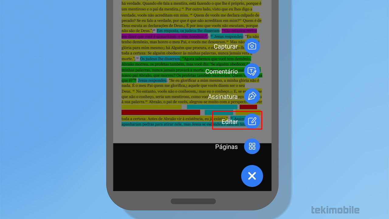 android editar pdf