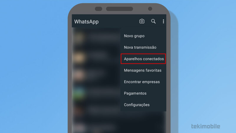 configurações whatsapp