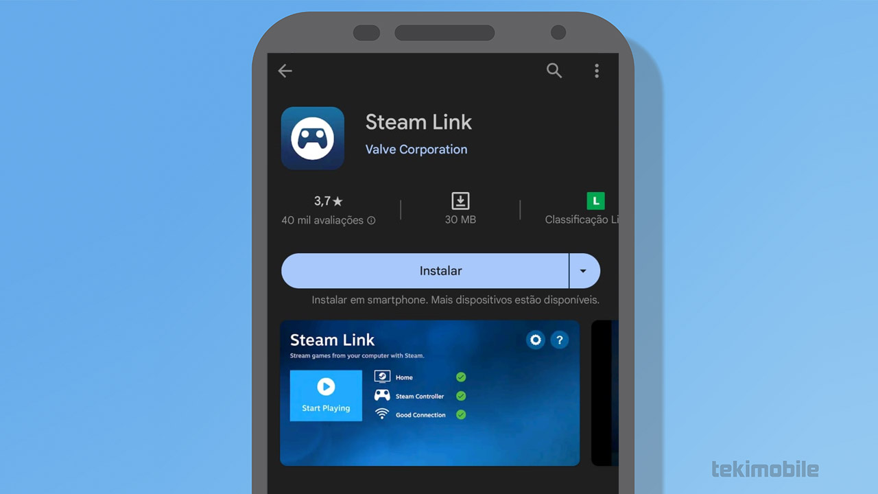 steam link aplicativo