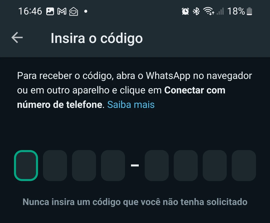 Como conectar o WhatsApp Web sem usar o QR Code 7