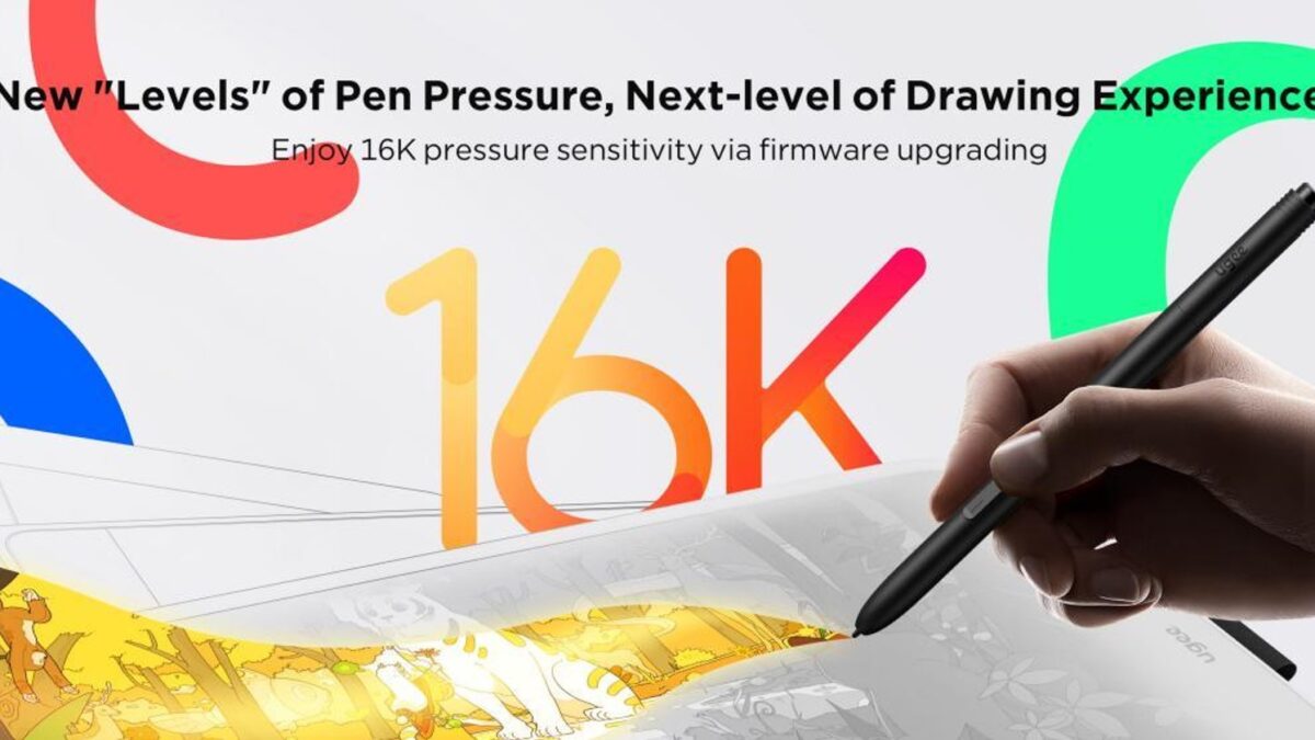 Ugee atualiza seus tablets e monitores de desenho digital para sensibilidade à pressão de 16K 1