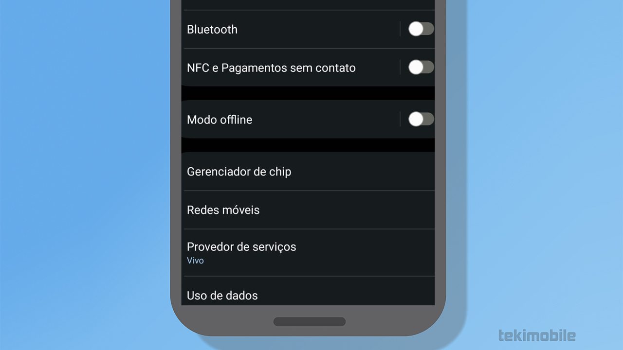 redes moveis samsung