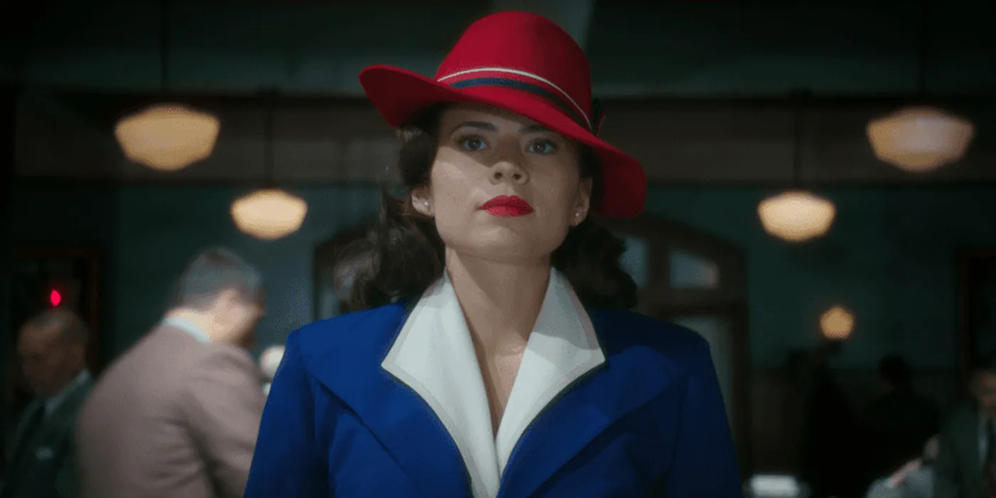 Imagem da Agente Carter na serie da Marvel
