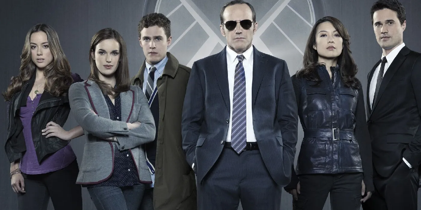 Imagem mostrando todos os protagonistas da séries Agent os Shield