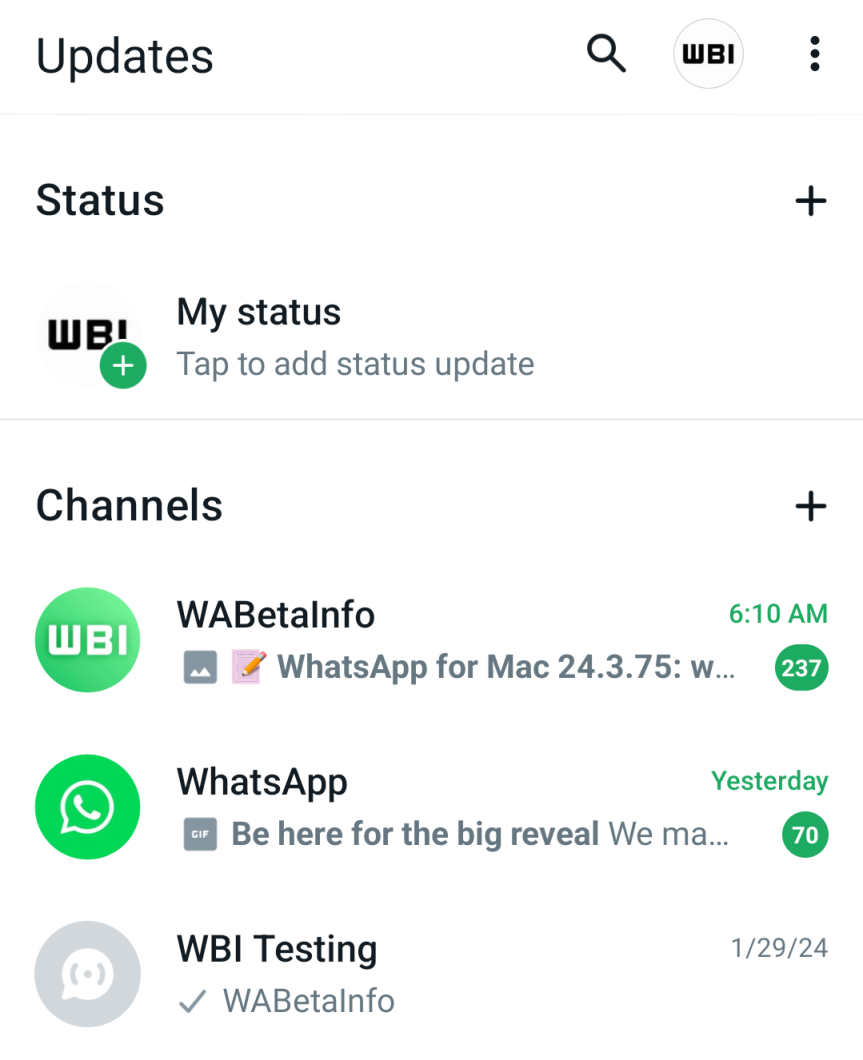 Status do WhatsApp deverá ganhar nova interface e funcionalidades 5