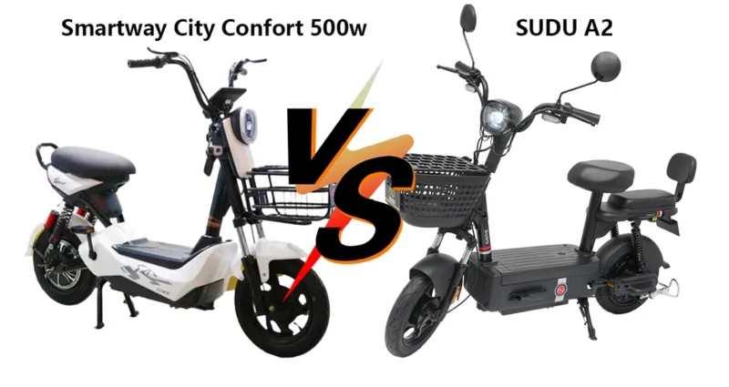 SUDU A2 vs Smartway City Confort 500w: Qual é a melhor escolha de bicicleta elétrica? 2