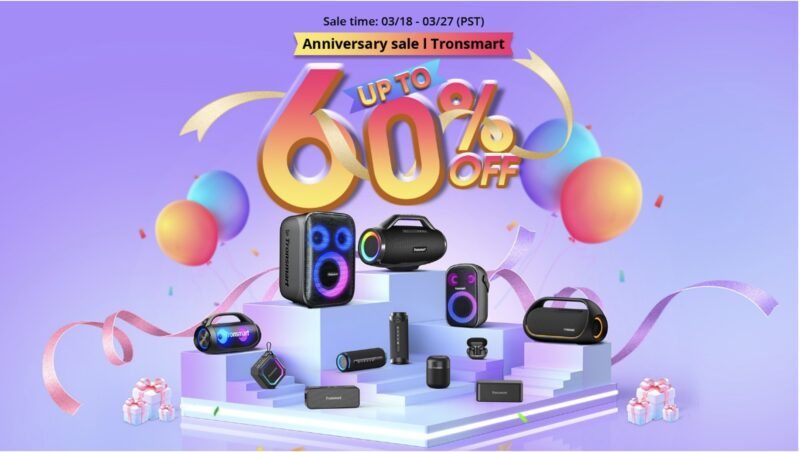 As promoções da Tronsmart no evento Sales 368 do Aliexpress já começaram! 2