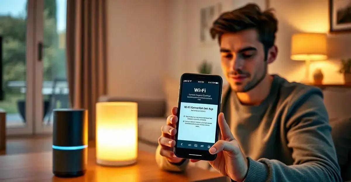 2. Conectando à Rede Wi-Fi: Abra o aplicativo Alexa, faça login com sua conta Amazon, e siga as instruções para conectar sua Alexa à rede Wi-Fi da sua casa.