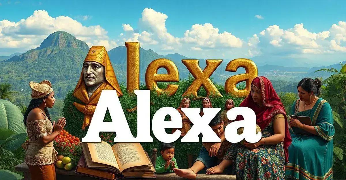 Como o nome Alexa é usado no Brasil