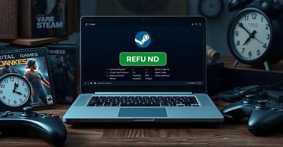 Critérios para solicitar um reembolso na Steam