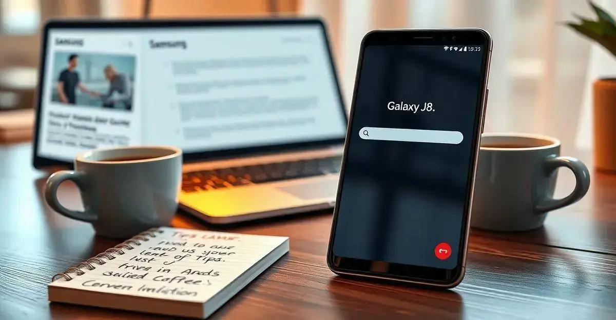 Dicas extras para formatar seu Galaxy J8