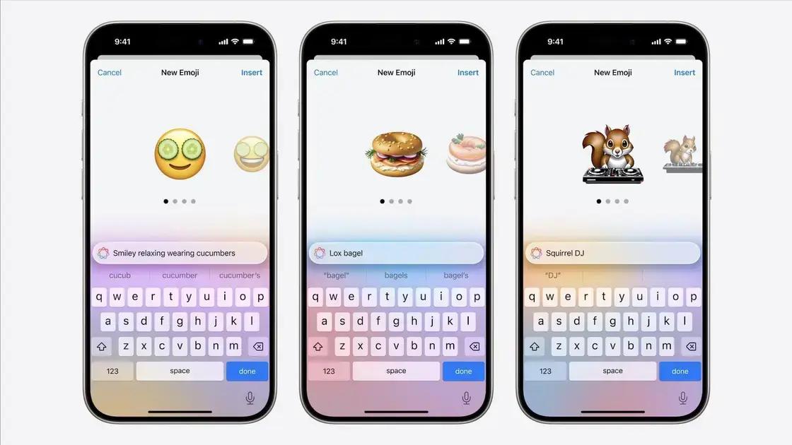 iOS 18.2 vai deixar você criar Emojis