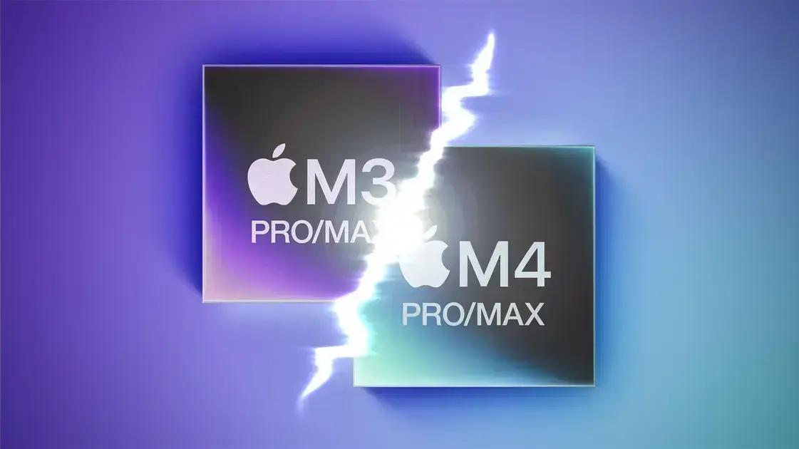 Desempenho Gráfico: M4 Pro/Max é 40% Mais Rápido que M3 Pro/Max