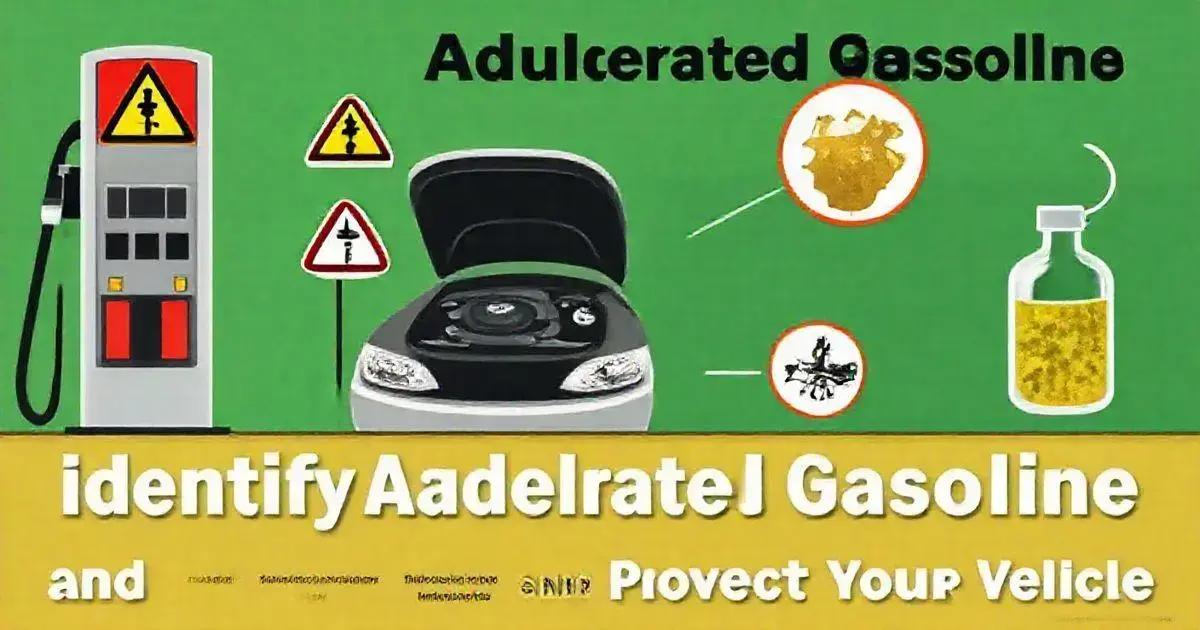 gasolina adulterada