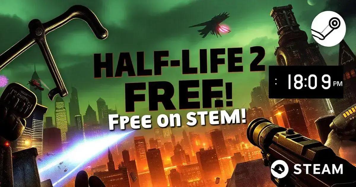 Half-Life 2 grátis na Steam