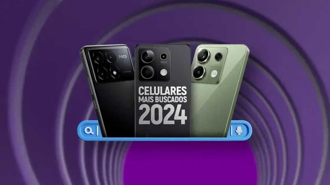 A palavra-chave com base no artigo é "celulares mais buscados em 2024".