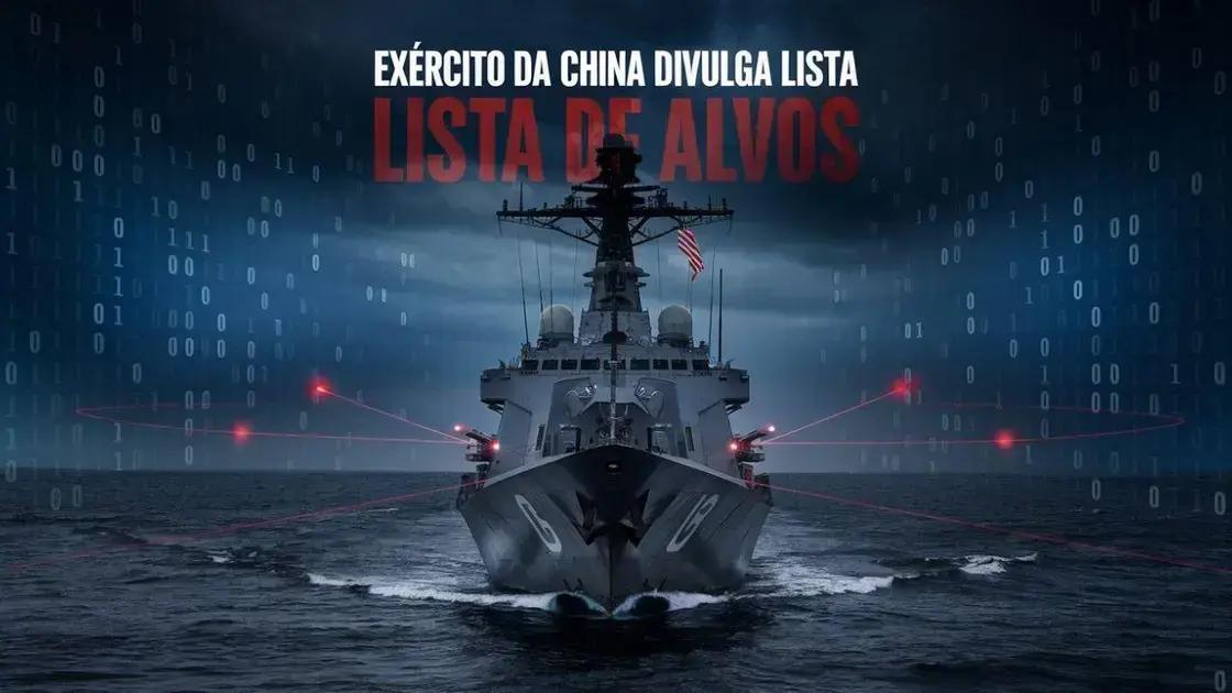 Exército da China, alvos navais, guerra eletrônica.