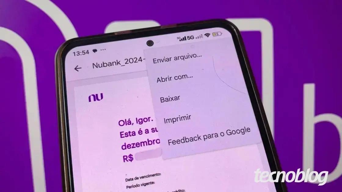 Fatura Nubank