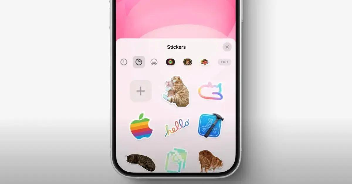 Lock Screen stickers