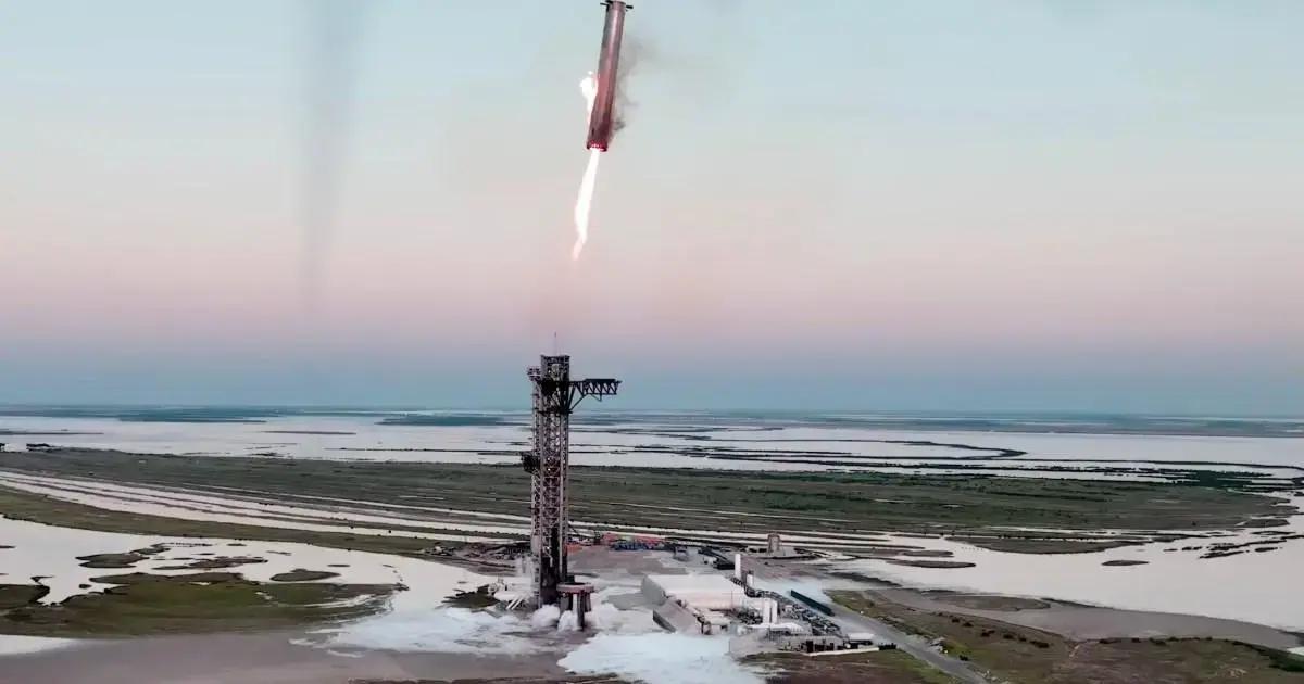 Momento espetacular SpaceX 2024