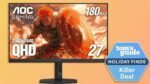 monitor de jogos de 27 polegadas 180Hz