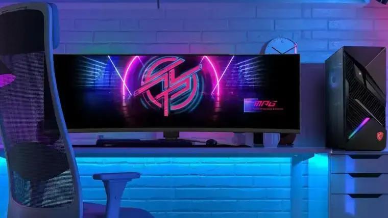 monitor OLED de 49 polegadas da MSI