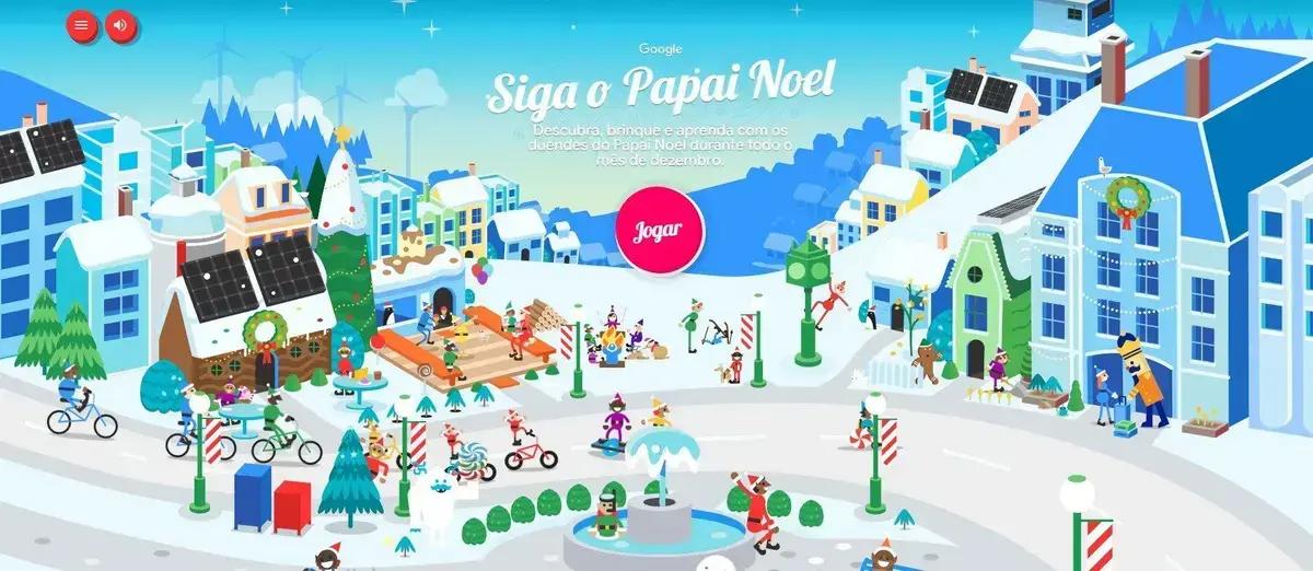 Palavra-chave: "Siga o Papai Noel"