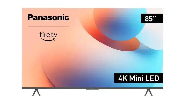 Panasonic W95A 85 polegadas 4K 144Hz Amazon Fire TV.