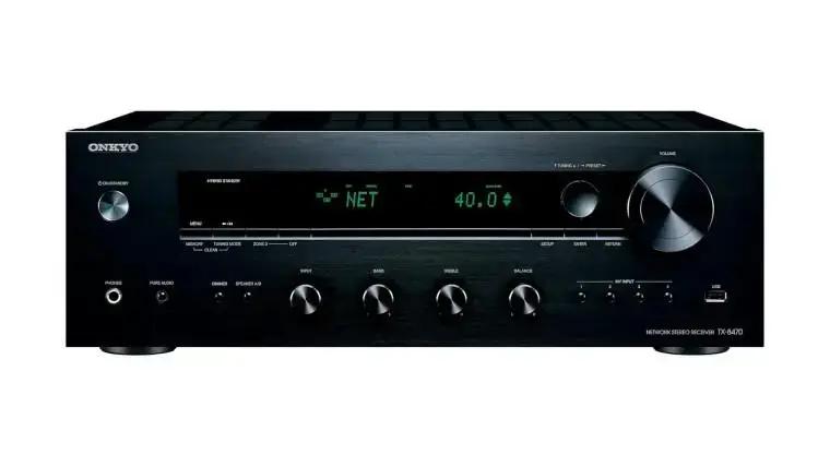 Receptor de rede estéreo de 2 canais Onkyo TX-8470 com 25% de desconto