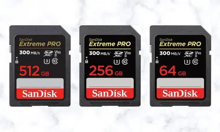 SanDisk Extreme PRO Memory Cards