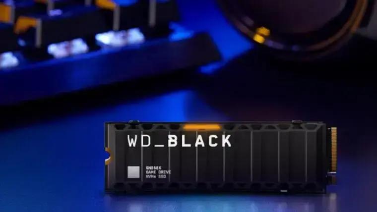 SSD NVMe WD_Black SN850X 4TB com dissipador de calor