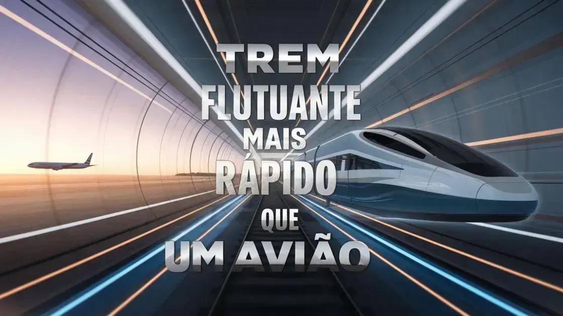 trem flutuante