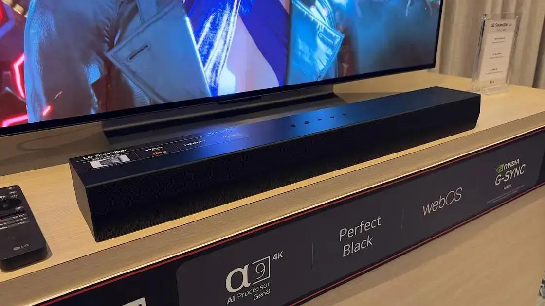 A palavra-chave principal identificada no artigo "LG previews the compact S20A soundbar at CES 2025" é "soundbar".