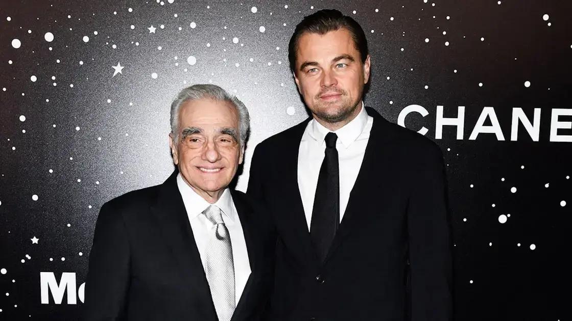 DiCaprio e Scorsese em *The Devil in the White City*