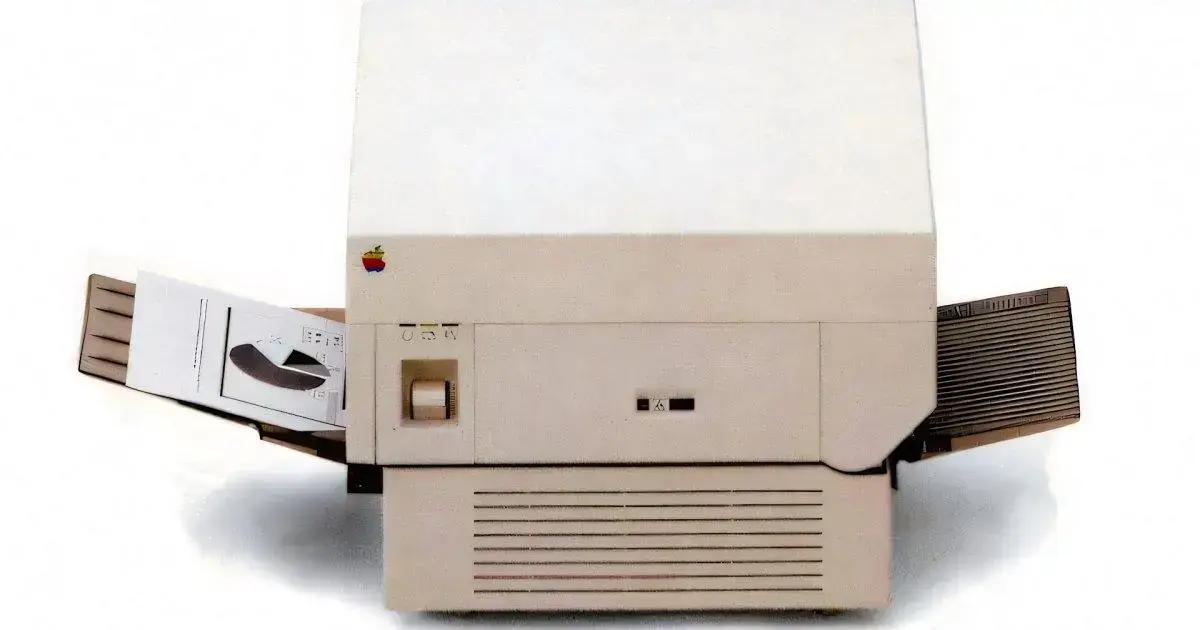 LaserWriter Apple história