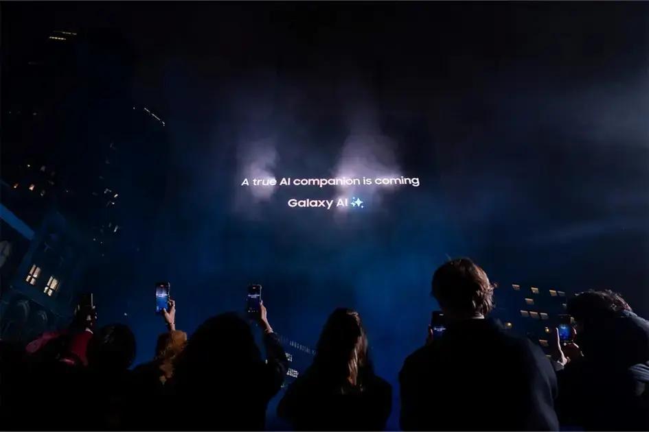 Projeção holográfica Samsung