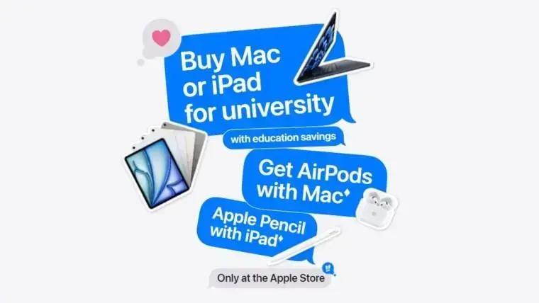 Promoção Apple Back to School