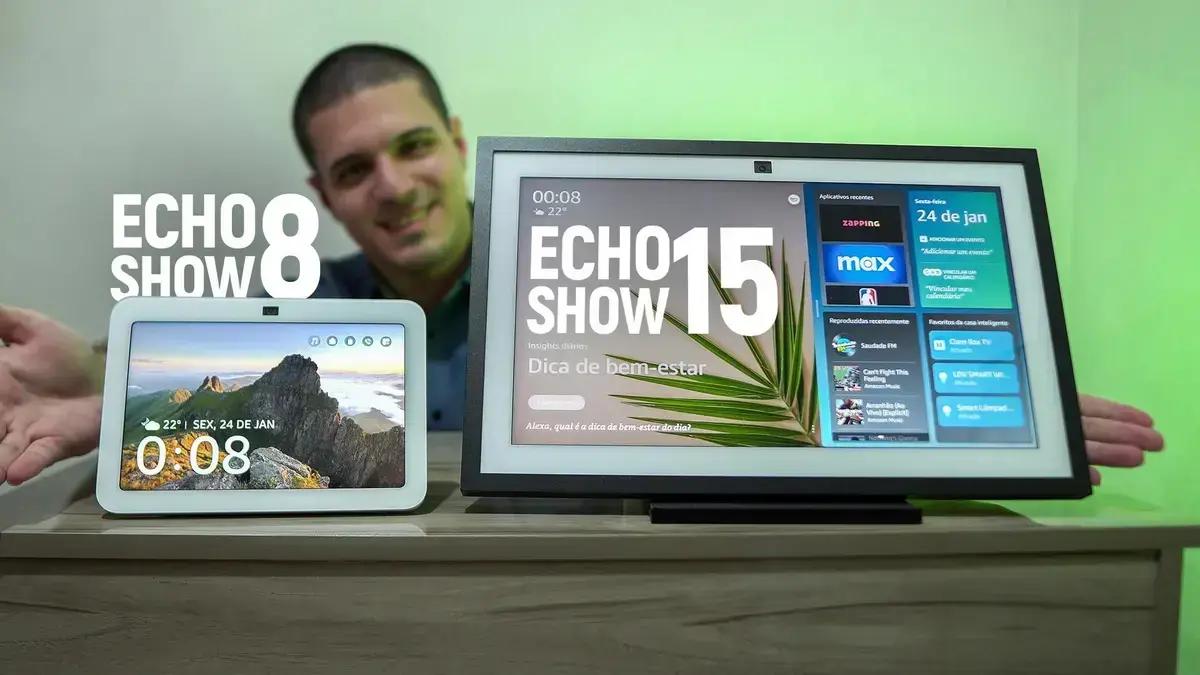 Review Echo Show 15 e 8