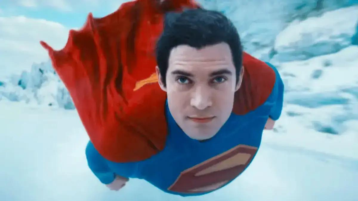 Rosto de Superman em Superman