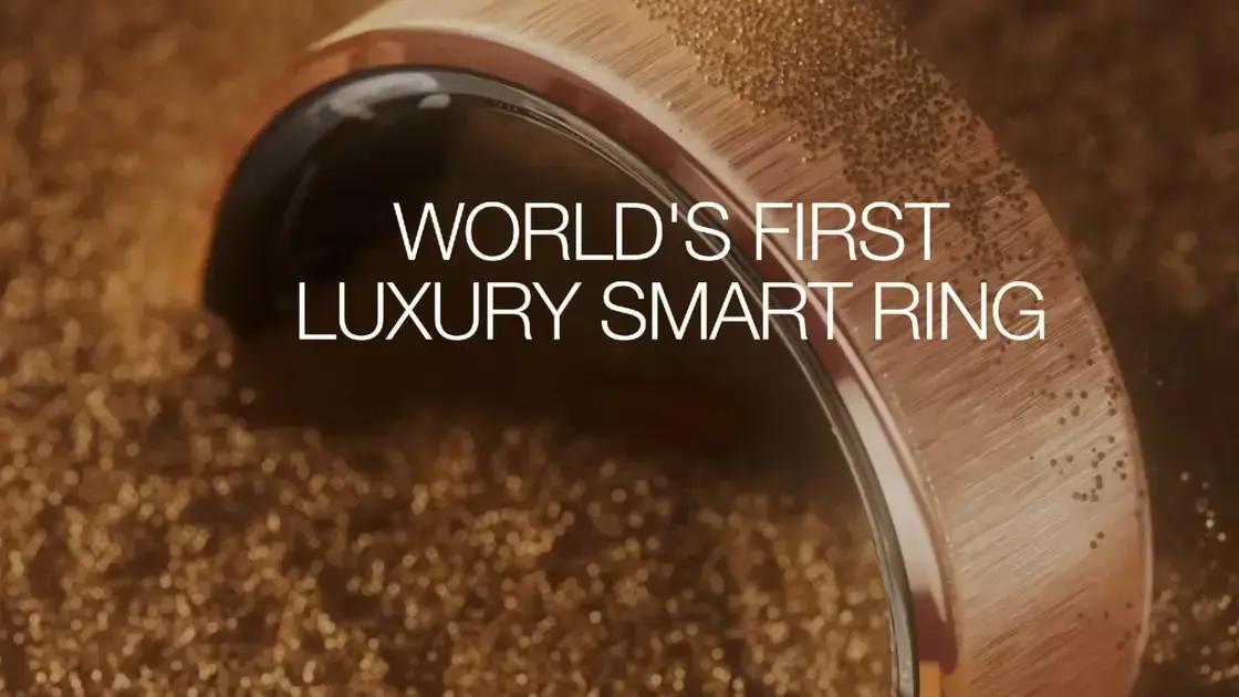smart rings made of 18K gold and platinum