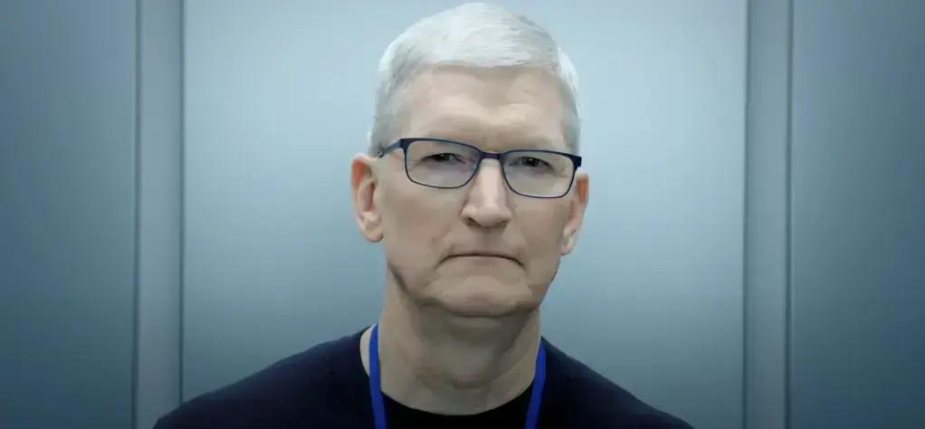 Tim Cook em *Severance*