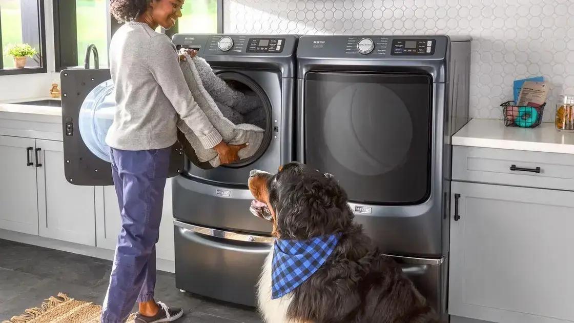 washer and dryer