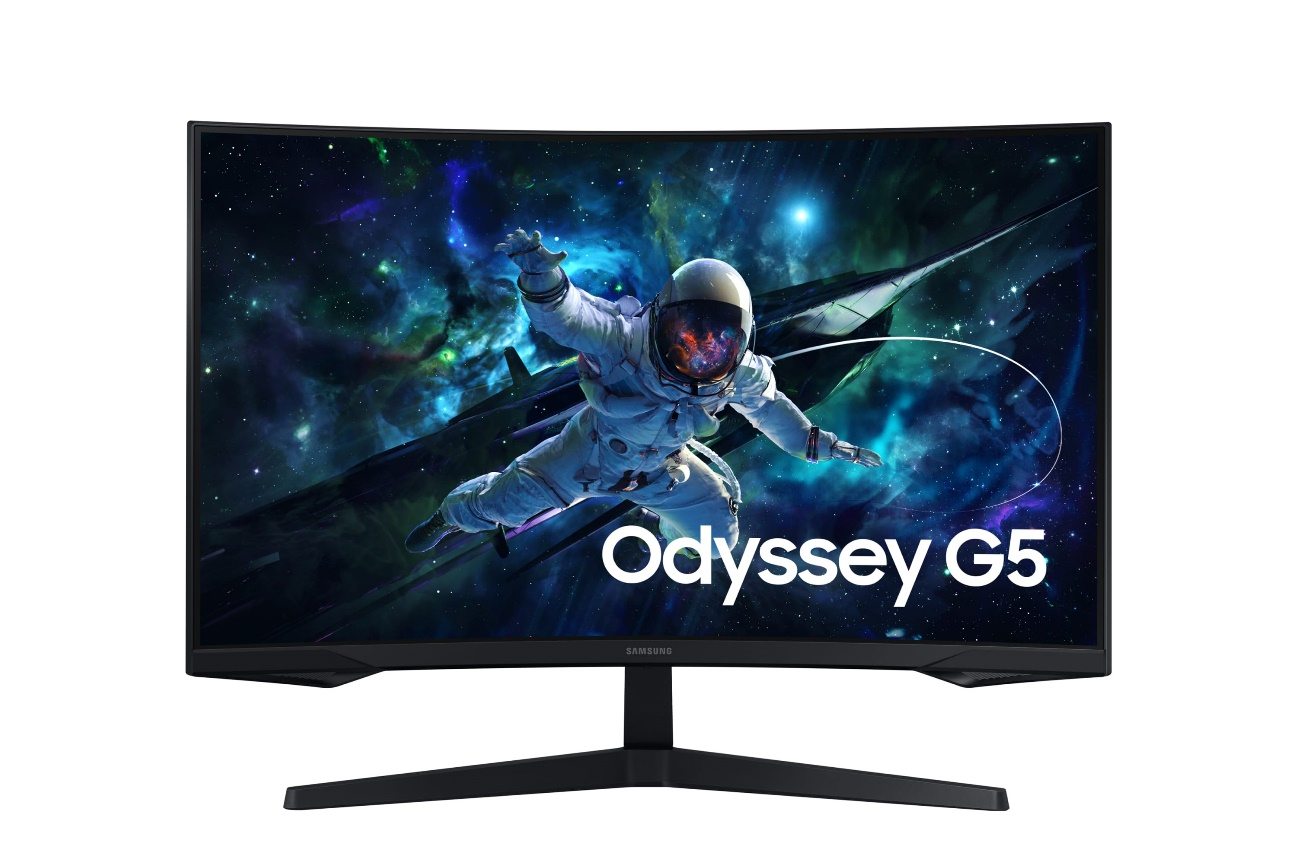 Monitor Samsung Odyssey G5 chega com resolução QHD e curvatura de 1000R para mais imersão