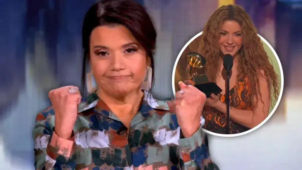 Ana Navarro elogia Shakira Grammy