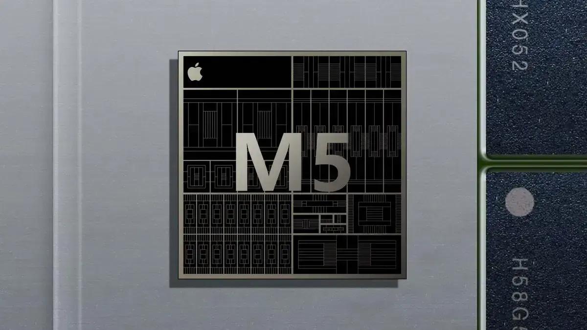 Apple M5 em produção